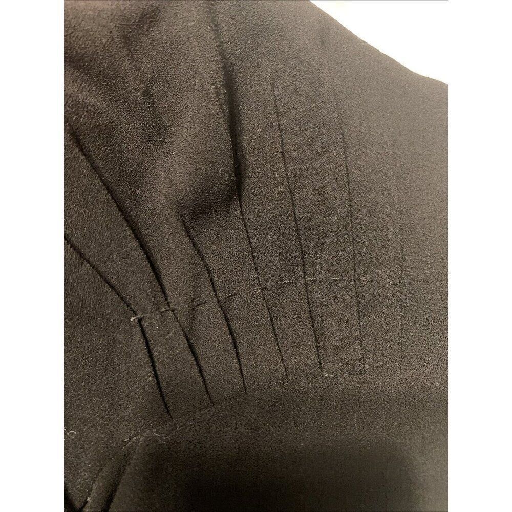 Prada Authentic Solid Black Short Sleeve Sheath K… - image 6